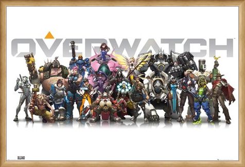 Framed Framed They're All Here - Overwatch