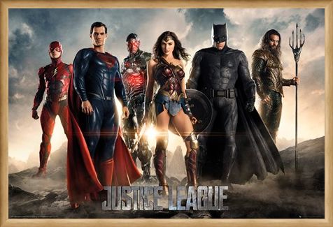 Framed Framed Character Line-Up - Justice League