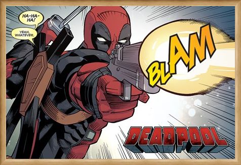 Framed Framed Blam - Deadpool