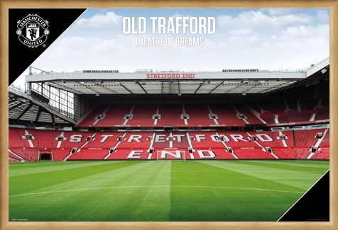 Framed Framed Old Trafford 17-18 - Manchester United