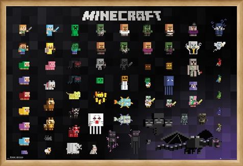 Framed Framed Pixel Sprites - Minecraft