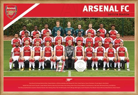 Framed Framed Arsenal FC - (Team 17/18)
