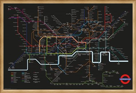 Framed Framed Transport For London - Rainbow Network