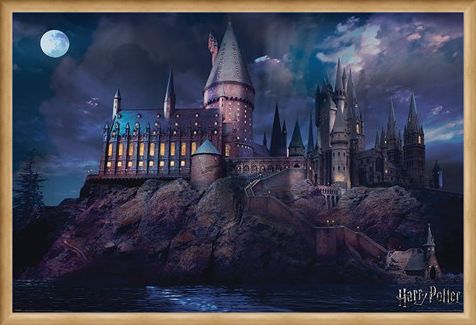 Framed Framed Hogwarts - Harry Potter