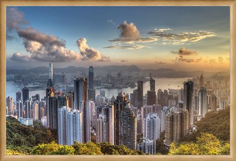 Framed Framed Victoria Peak - Hong Kong