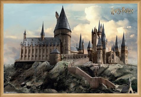 Framed Framed Hogwarts Day - Harry Potter