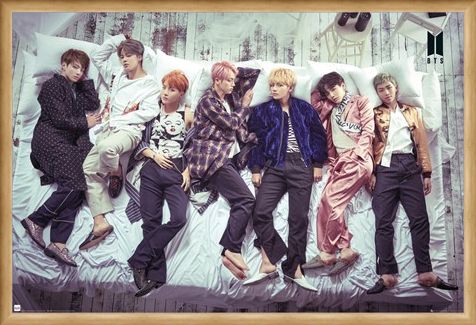 Framed Framed Group Bed - BTS K-Pop
