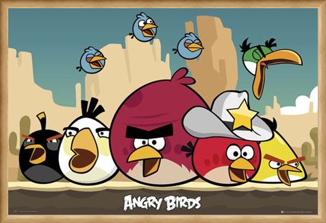 Framed Framed The Sheriff has Arrived! - Angry Birds