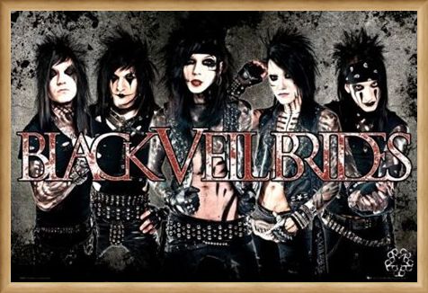 Framed Framed Black Veil Brides - Glam Rock