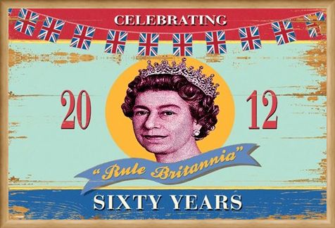 Framed Framed Rule Britannia - Martin Wiscombe