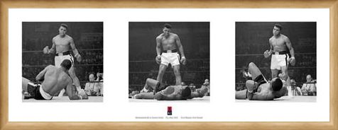 Framed Framed Muhammad Ali Triptych - Muhammad Ali