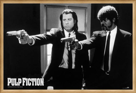Framed Framed Vincent Vega and Jules Winnfield - Pulp Fiction