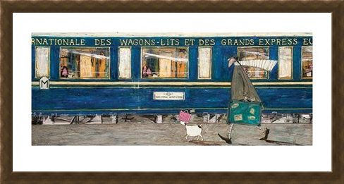 Framed Framed Orient Express Ooh La La - Sam Toft