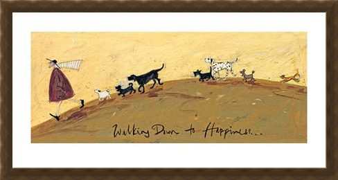 Framed Framed Walking Down To Happiness - Sam Toft