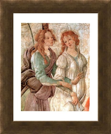 Framed Framed Venere Offre Doni (Particolare) - Sandro Botticelli