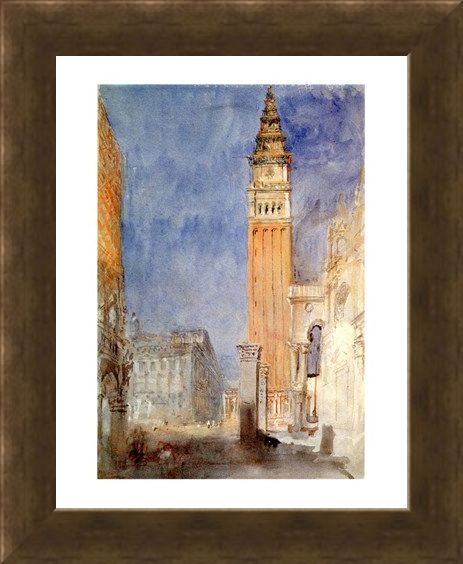 Framed Framed Piazzetta Di S. Marco - William Turner