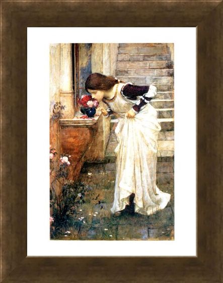 Framed Framed The Shrine - John William Waterhouse