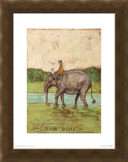 Framed Framed Two Riders - Sam Toft