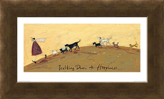 Framed Framed Walking Down To Happiness - Sam Toft