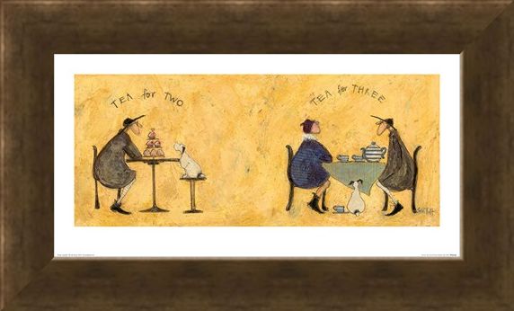 Framed Framed Tea for Two, Tea for Three - Sam Toft