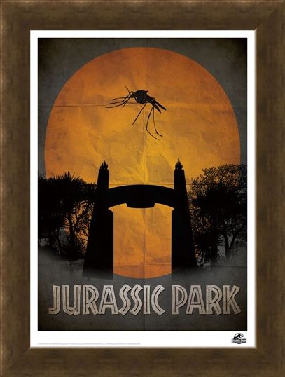 Framed Framed The Grand Gates - Jurassic Park
