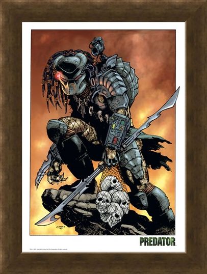 Framed Framed Rock - Predator
