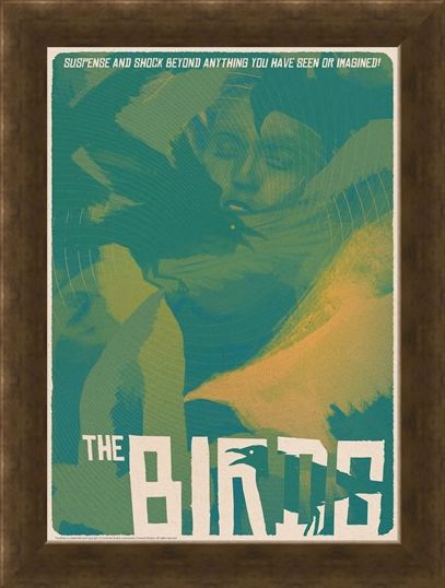 Framed Framed The Birds Montage - Alfred Hitchcock