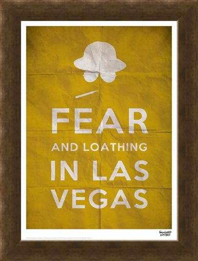 Framed Framed Fear And Loathing In Las Vegas - Text