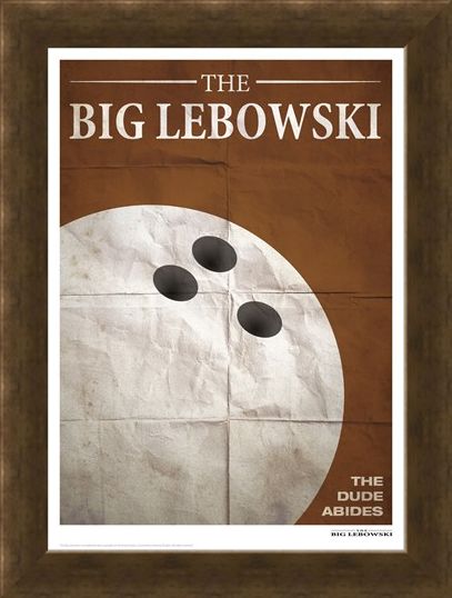 Framed Framed Bowling - The Big Lebowski