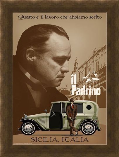 Framed Framed Sicilia - Godfather