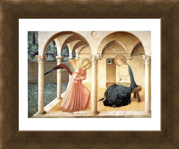 Framed Framed Annunciazione - Beato Angelico