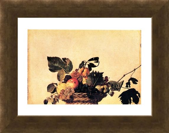 Framed Framed Cesto Di Frutta - Caravaggio