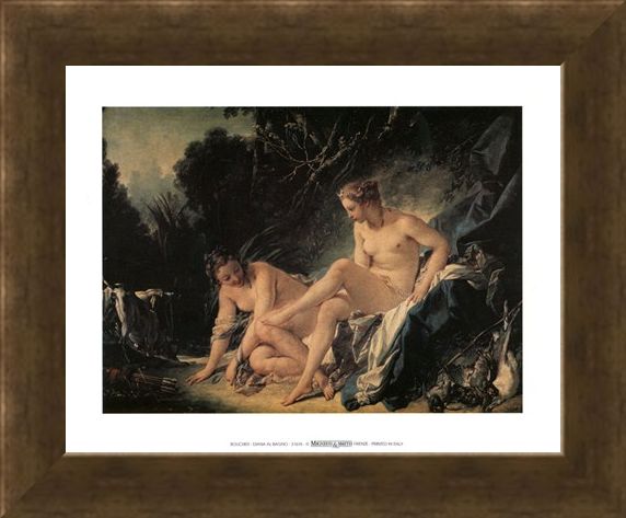 Framed Framed Diana Al Bagno - Francois Boucher