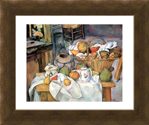 Framed Framed Natura Morta - Paul Cezanne
