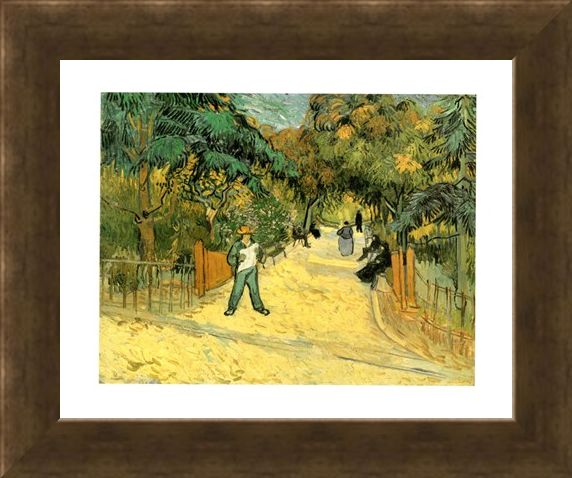 Framed Framed Giardini Pubblici - Vincent Van Gogh