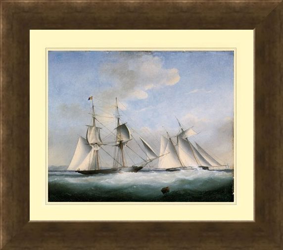 Framed Framed The Ship 'Water Witch' - High Seas Beauty