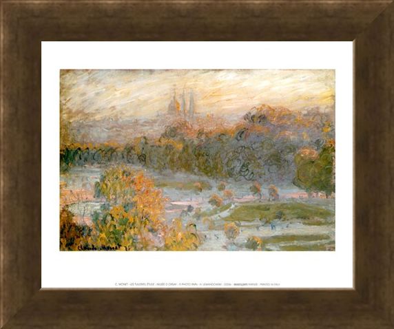 Framed Framed Les Tuileries, Etude - Claude Monet
