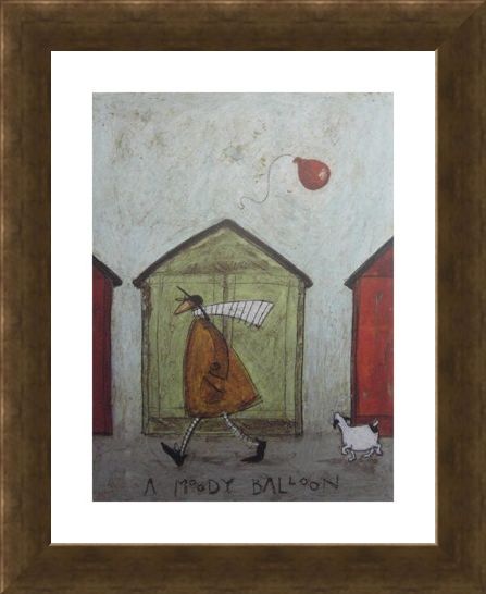 Framed Framed A Moody Balloon - Sam Toft