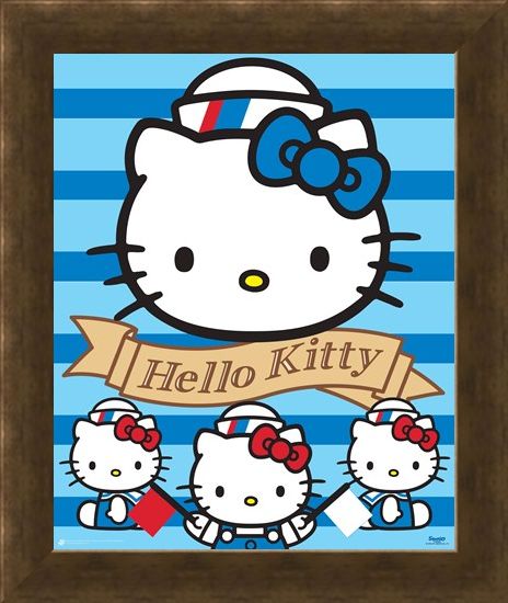 Framed Framed Ahoy There! - Hello Kitty