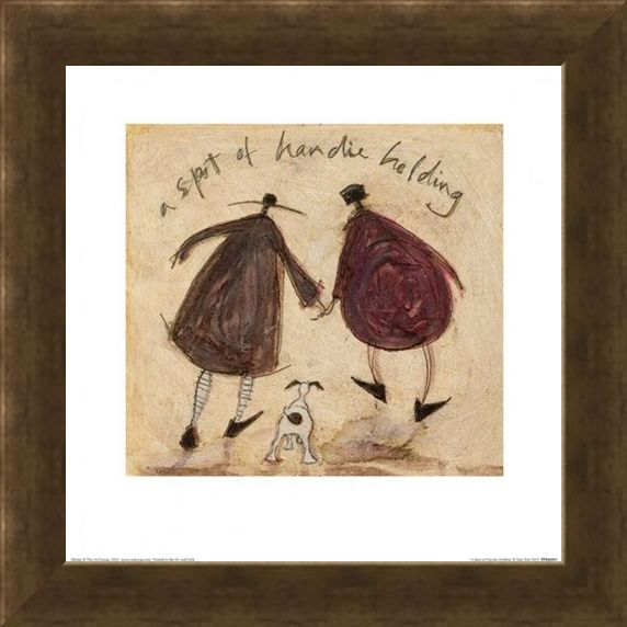 Framed Framed A Spot of Handie Holding - Sam Toft