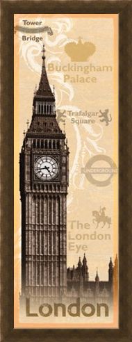 Framed Framed London Landmarks - Iconic London Sights
