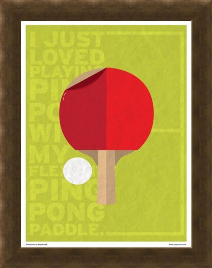 Framed Framed Minimal Movies: Forrest Gump - I Just Loved Playing Ping Pong