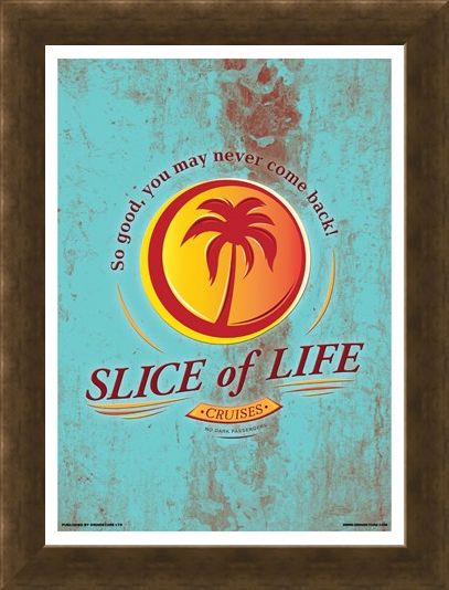 Framed Framed Slice Of Life Cruises Mini Poster - Inspired By Dexter