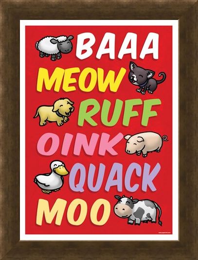 Framed Framed Animal Sounds - Cute Animal Language
