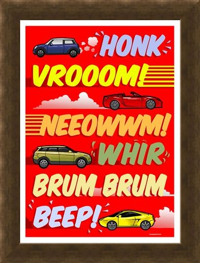 Framed Framed Car Noises - Brum Brum
