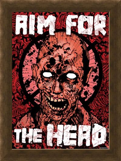 Framed Framed Aim For The Head - Zombie Apocalypse