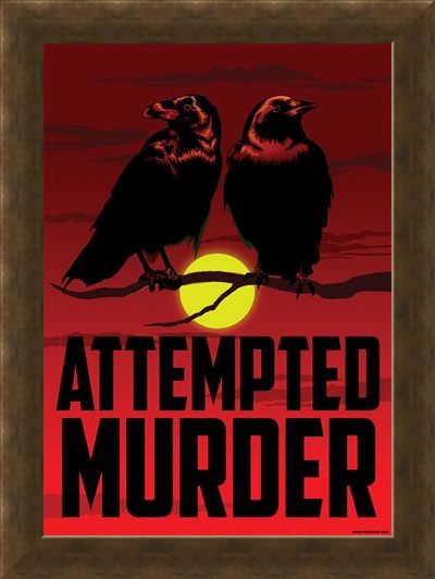 Framed Framed Attempted Murder Mini Poster - Crows