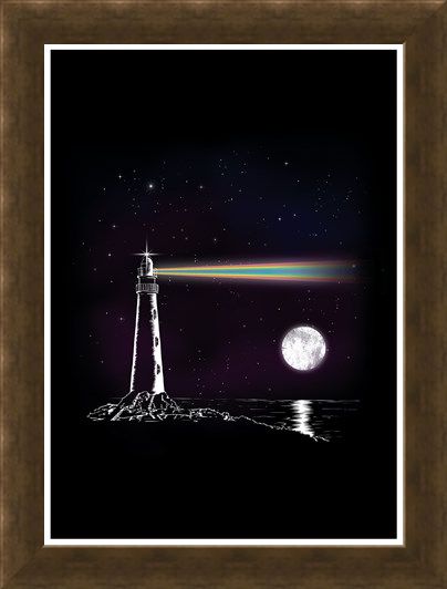 Framed Framed A Spectrum Of Colour - Rainbow Searchlight