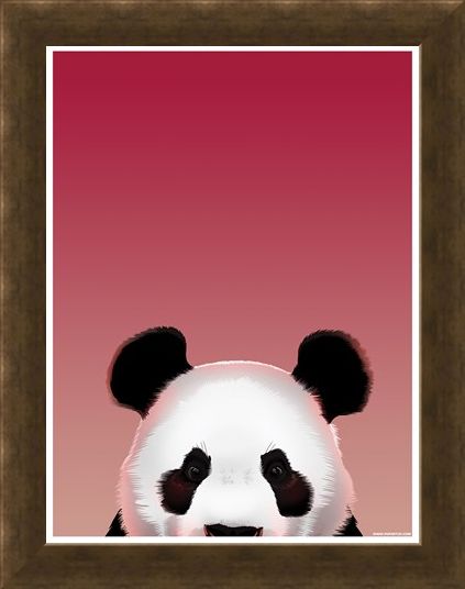 Framed Framed Pop Up Panda - Inquisitive Creatures