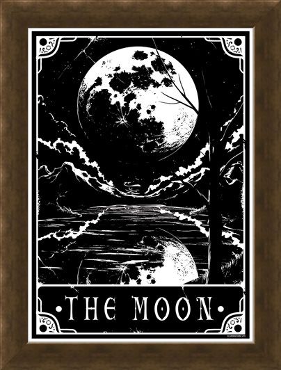Framed Framed The Moon - Deadly Tarot
